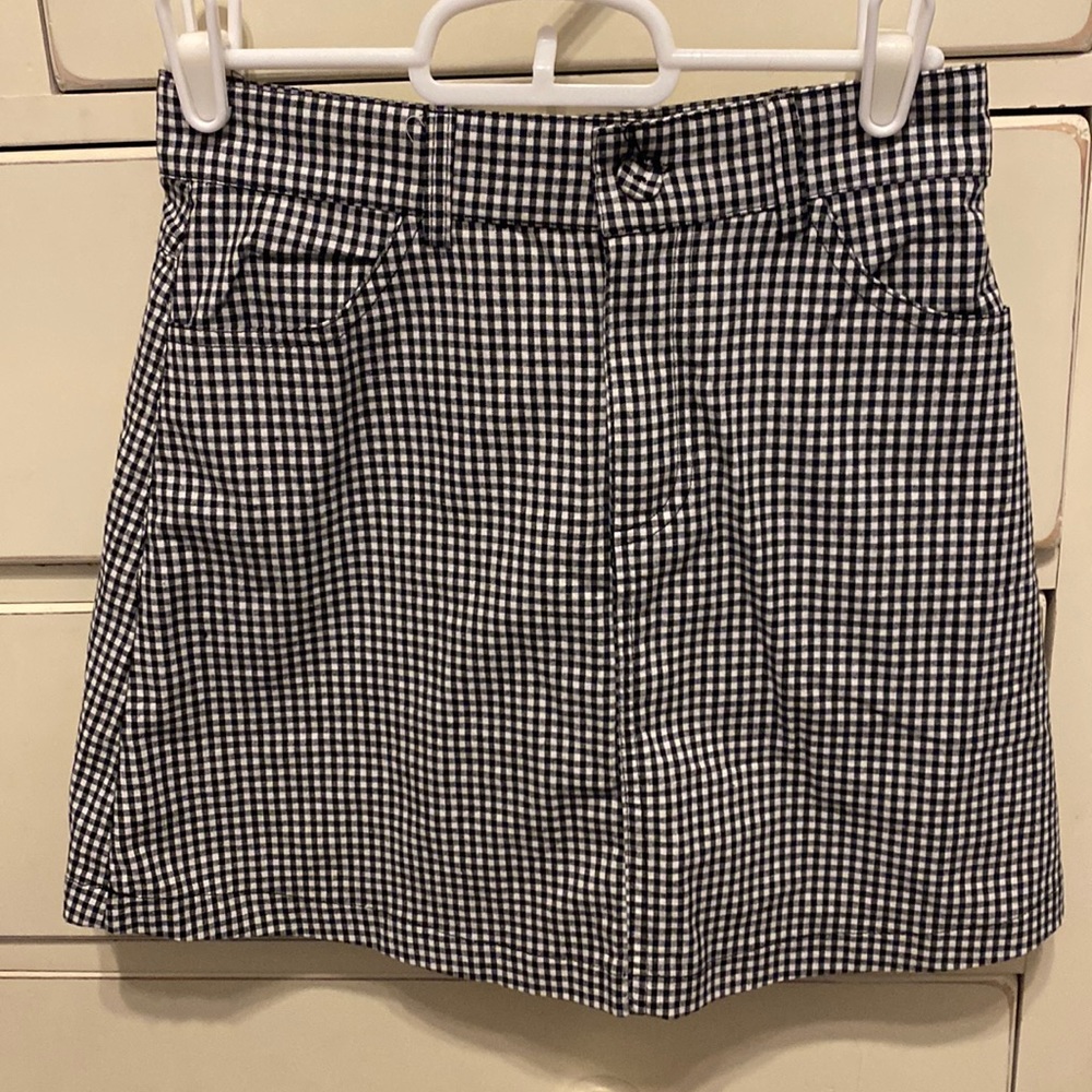 Gingham skirt